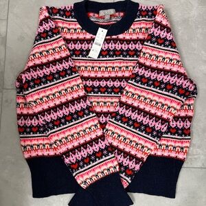 NWT J.CREW Women’s Fair Isle Sweater Small